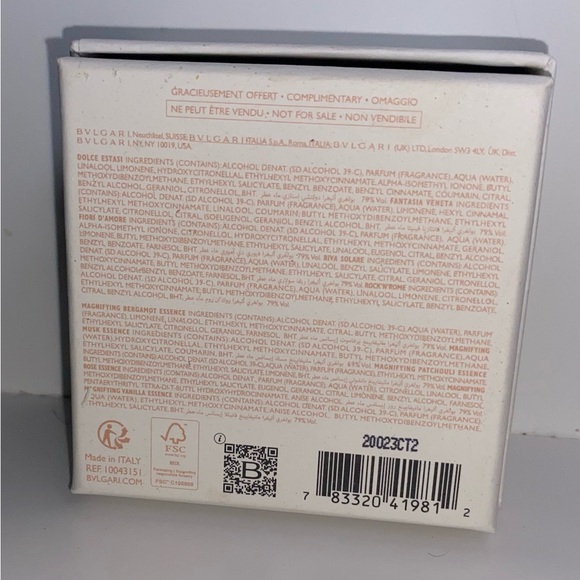 Limited Edition Bvlgari Allegra Collection Set, 10 x 1.5ml - Picture 4 of 12